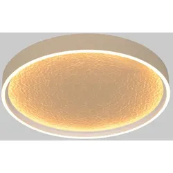 GeeTi LED-Deckenleuchte Bormes Eisen Beige Sand