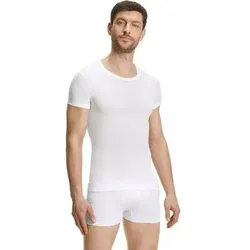 FALKE Herren Unterhemd C Shortsleeved Shirt Regular m, Größe M in Weiß Weiß