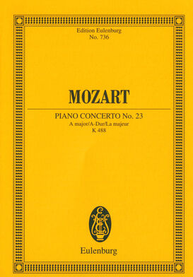 Edition Eulenburg Mozart Concert Nr. 23 A-Dur
