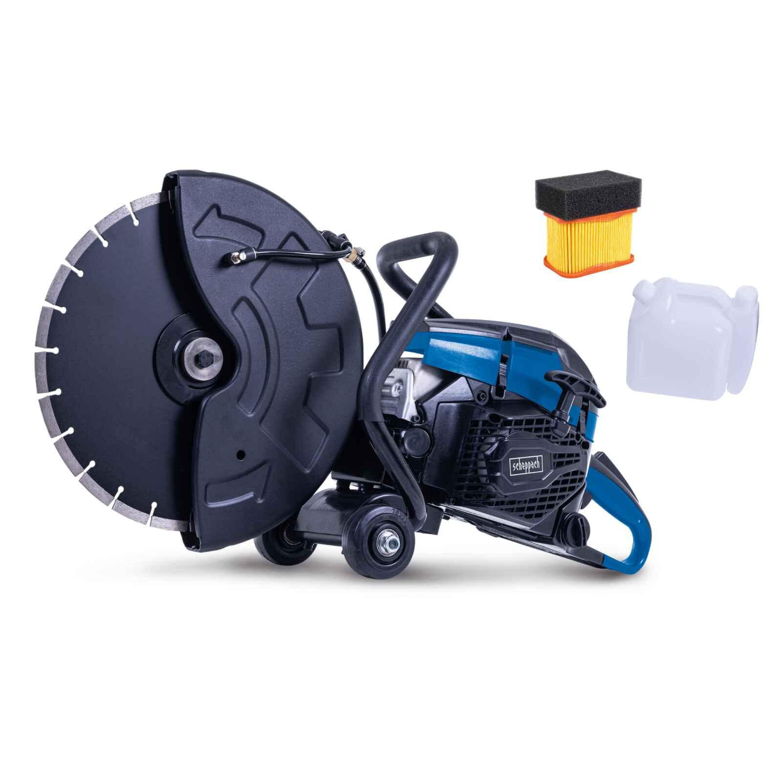 Scheppach PTS400 benzine-wegfrees met EasyStart, 2900W, Ø350mm