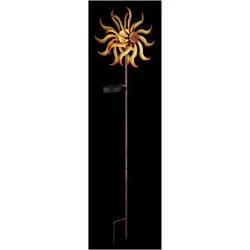 Globo, Gartenbeleuchtung, Solarleuchte Metall Goldfarben Patiniert, 1xled (IP44)