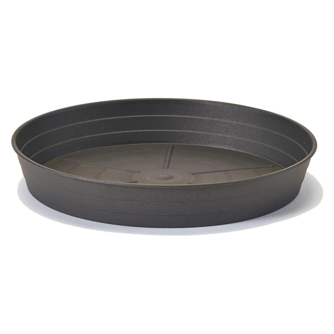 Euro3plast Pflanzuntersetzer Sabbiato Ø 22 cm anthrazit Greener (3206.62)