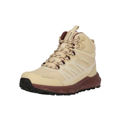 Outdoorschuh ENDURANCE "Ferill", Damen, Gr. 37, hellbeige, Kunstfaser, Lederimitat, Schuhe Outdoorschuh, mit wasserdichter Membran