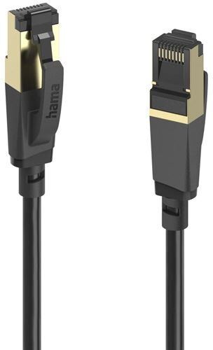 Hama Cabo de Rede  RJ45 CAT-8 - 3m - Preto (00202002)