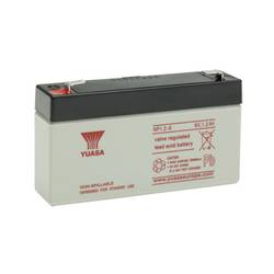 Yuasa NP12-6 NP1.2-6 Bleiakku 6 V 1.2 Ah Blei-Vlies (AGM) (B x H x T) 97 x 54.50 x 25 mm Geringe Selbstentladung