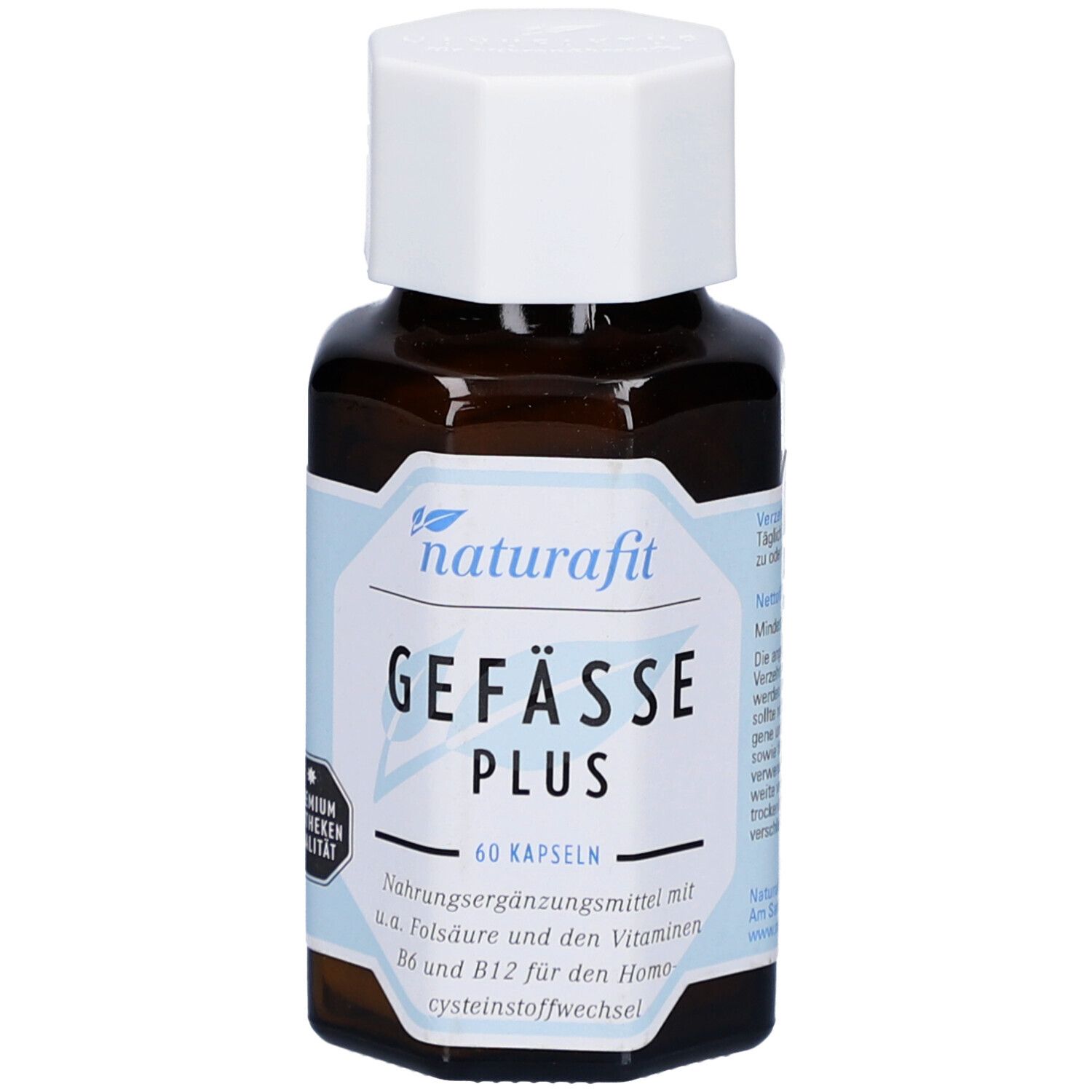 Naturafit Gefäße Plus Kapseln 60 St
