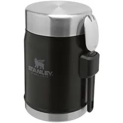 Thermobehälter fürs Essen Stanley mit Löffel/Gabel 400 ml  schwarz