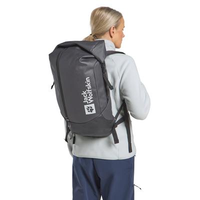Daypack JACK WOLFSKIN "ALL-IN PACK 30", grau (phantom), Rucksäcke, onesize, Obermaterial: 100% Polyester