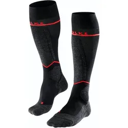FALKE SK2 Energizing Light Damen Kniestrümpfe, Größe 35-36 in Schwarz Schwarz
