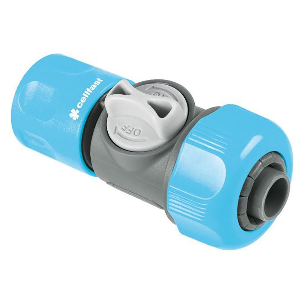 Cellfast IDEAL Schnellverbinder, Blau, 3/4" (Schlauchanschluss, Schlauchverbinder) (52-331)