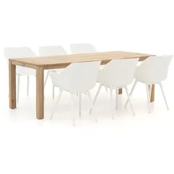 + 10 % Kassenrabatt | Hartman Sophie Studio/ROUGH-S 220 cm Gartenmöbel-Set 7-teilig