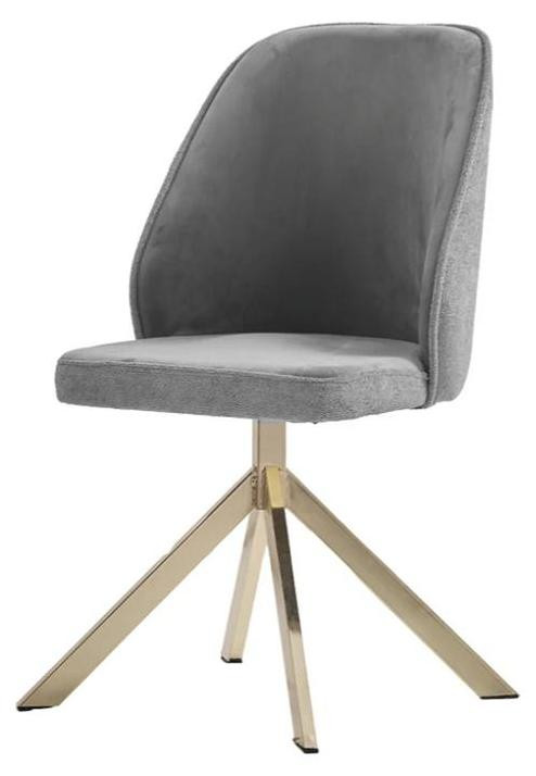 Set van 6 stijlvolle eetkamerstoelen met comfortabele draaibare zittingen