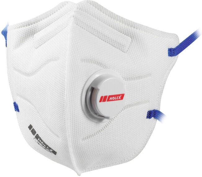 Jeu de masques de protection respiratoire HOLEX pliables P2V (097162 P2V)