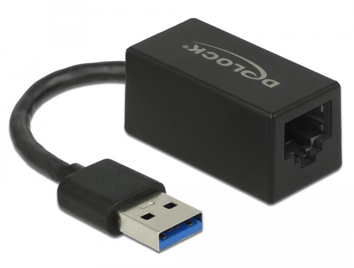 DeLOCK Adapter SuperSpeed USB-A zu Gigabit LAN 65903
