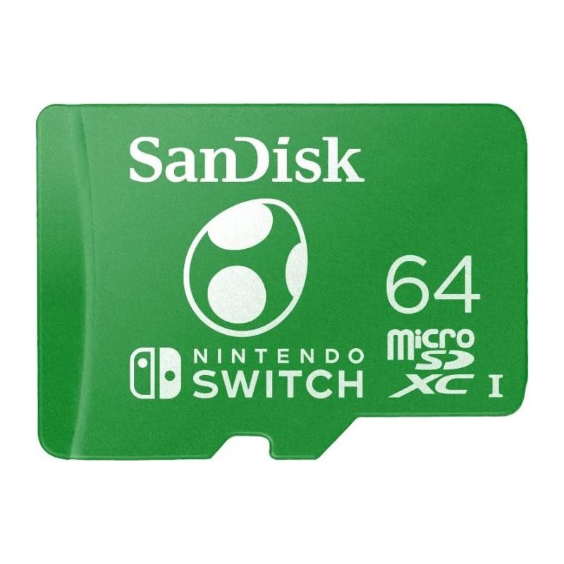 64GB WD MICROSDXC UHS-I Card F/ Nintendo Switch Yoshi Edition