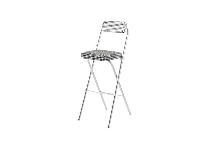 IUVYTA Klappbare Barhocker-Stühle Mit Thekenhöhe Küchenhocker, platzsparende moderne Möbel(65cm-houndstooth)