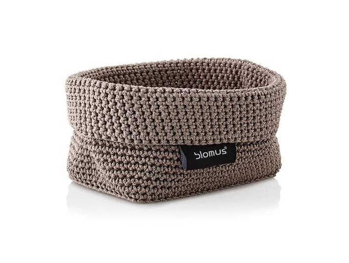 blomus Panier en textile Tela M 10x15 cm Taupe