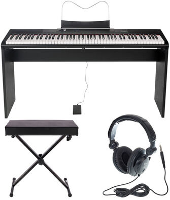 Thomann SP-320 Digital Piano Bundle II Schwarz