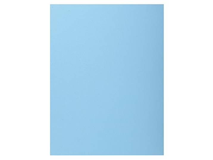 Exacompta 50 Chemises Rigides 1 rabat Super Bleu clair