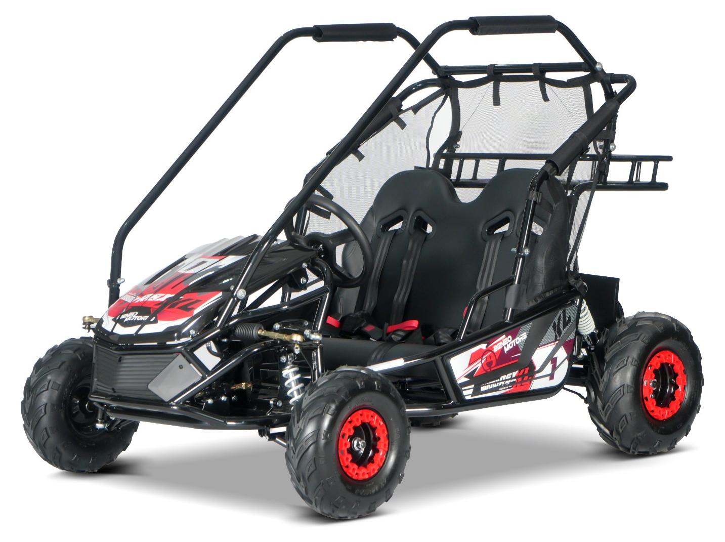 Elektrisches Kinder-Go-Kart Beneo Motors BUGGY RSX XL rot - 2000W