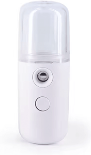 Inspire Curations USB Rechargeable Facial Mist Sprayer For Hydrating And Refreshing Skincare white