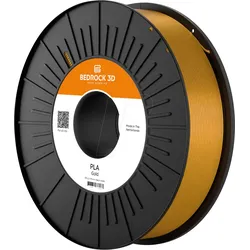 BEDROCK 3D 27963 - Filament, PLA, gold, 1,75 mm, 750 g