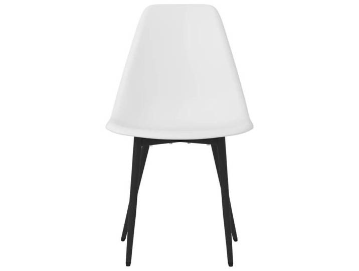 Chaises cuisine(6 pcs) - Blanc - Chaises à manger - 6 personnes - blanc PP 46x52x84 cm F2822