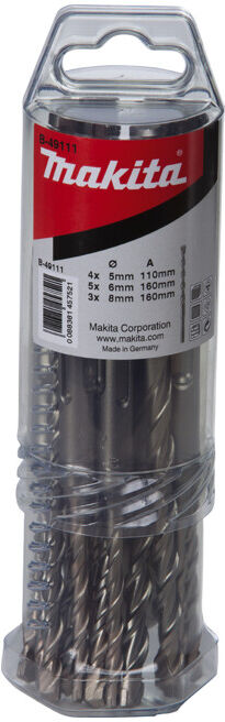 Makita SDS-V-PLUS Jeu de forets No.6 10 pièces B-49127 (B-49127)