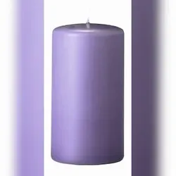 Kopschitz Kerzen Mini Stumpenkerzen für den Weihnachtsbaum, Pyramide Lavendel-Lilac 50 x Ø 30 mm, 20 Stück
