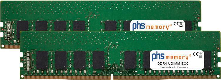 PHS-memory 32GB (2x16GB) Kit RAM Speicher für QNAP TS-983XU DDR4 UDIMM ECC 2400MHz (SP285465)