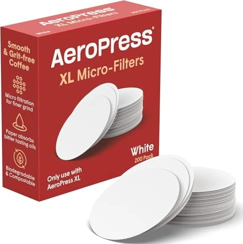 Aeropress XL Papierfilter für Kaffeemaschinen, 200 Stück, 200 Stück