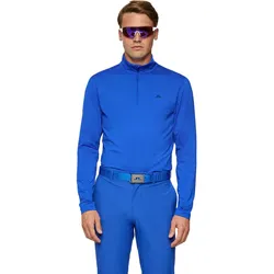 J. LINDEBERG Layer Luke Quarter Zip, blau