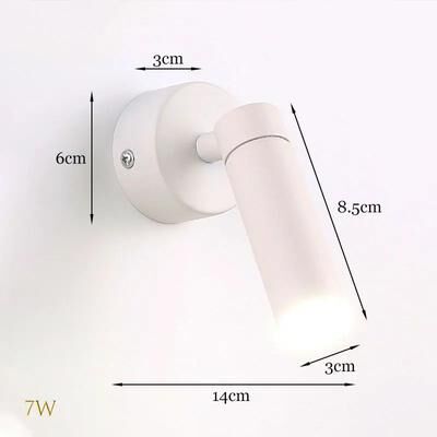 Inspired Living Modern LED Wall Sconce Nordic Wall Spotlight For Bedroom Living Room Hallway 5W 7W 9W 2 cool White(5500 7000k)