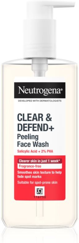 Neutrogena Clear & Defend+ cleansing gel to treat acne 200 ml