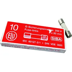 Wolf Sicherung Fein 4A Flink 250V 5x20mm 274570099 für CGB-2