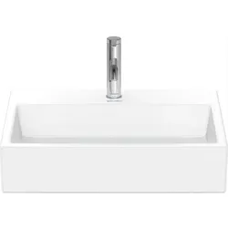 Duravit Vero Air Aufsatzbecken geschliffen 2352600041 60x47cm, ohne Überlauf, mit Hahnlochbank, mit Hahnloch, weiß