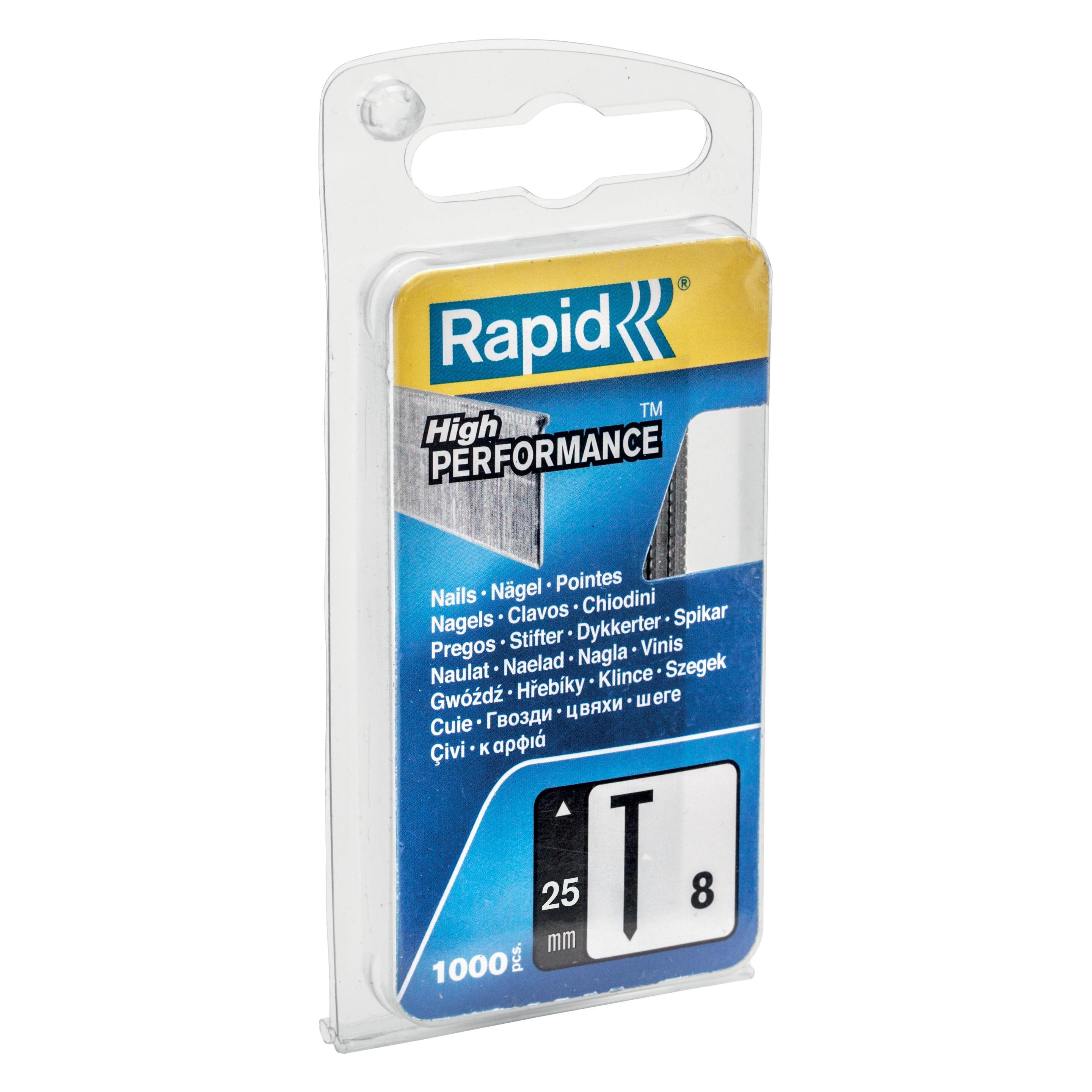 Rapid Typ 8 Nägel 25 mm (25 mm) (40109535)