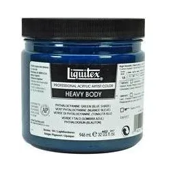 Winsor & Newton, Künstlerfarbe + Bastelfarbe, Heavy Body 946ml Phthalocyanine green blue sh 317 (946 ml)