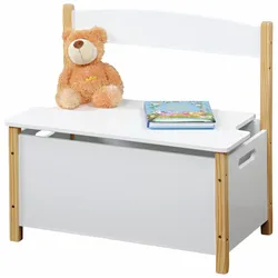 Kesper Kindersitzbank klappbar weiß - B/H/T ca. 60,00x34,50x56,00