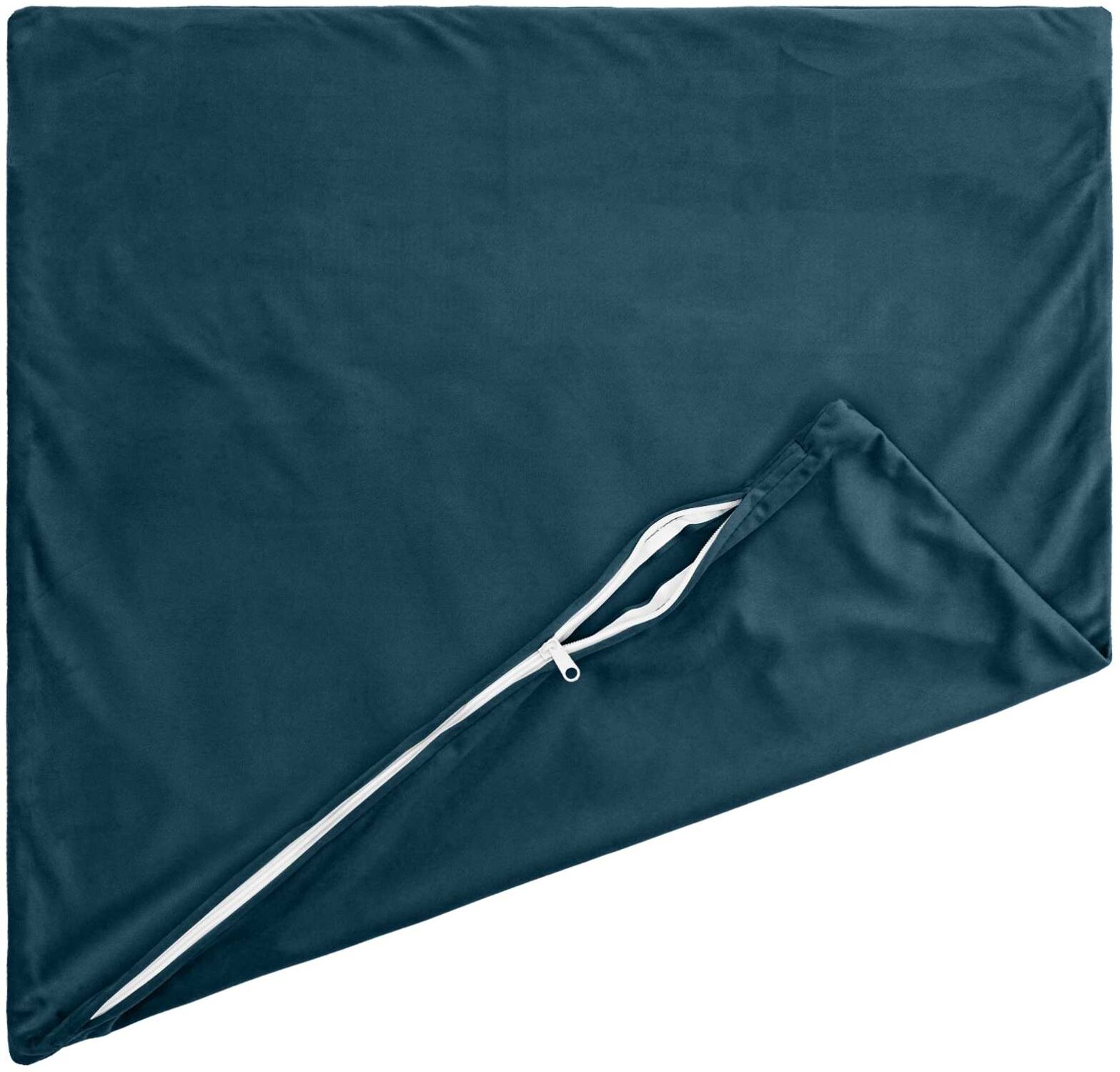 vidaXL Coussin 2 pc HEERLEN Bleu 35 x 35 cm Velours
