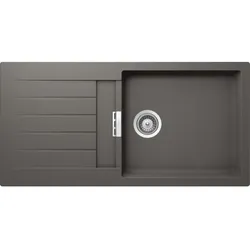 Schock Einbauspüle Signus D-100L A Silverstone Auflage