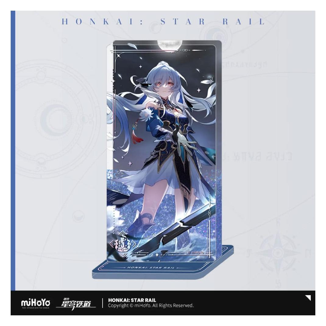 Mihoyo Honkai: Star Rail Light Cone Acryl Ornament mit Glitzer: Jingliu I shall be my own Sowrd 15 cm (MHY00303)