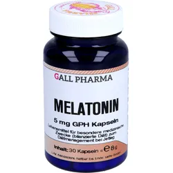 Melatonin 5mg Gph Kapseln 30 ST