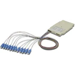 Digitus Spleisskassette mit 12 Pigtails, vormontiert, SC, OM4, Server Zubehör, Weiss