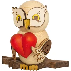Kuhnert, Zubehör Raumduft, Eule Räuchergefäss aus Holz versch. Varianten ca. 15 cm - Made in Germany