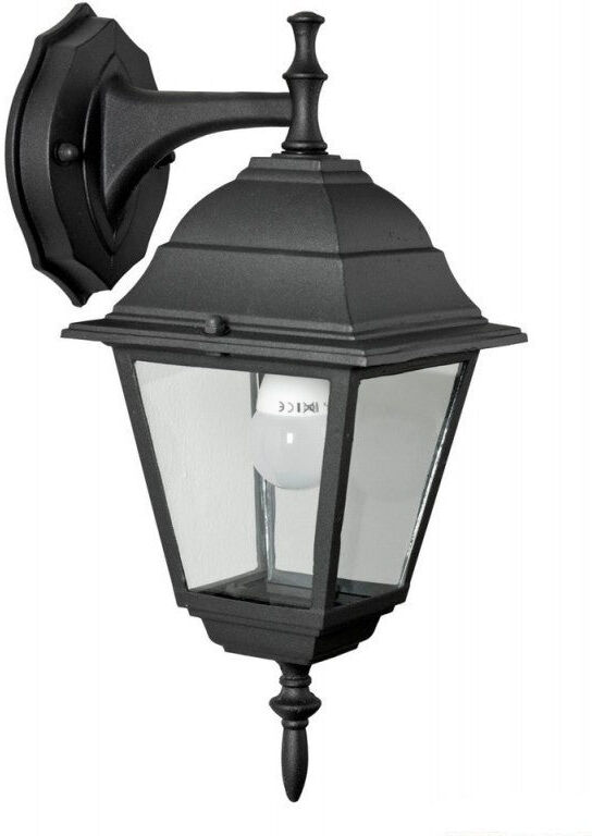 Arredo Giardino Lanterna da esterno in alluminio con braccio cm 15x15x35h Mod. Baby