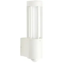 Albert Außenwandleuchte Typ Nr. 0215, IP44, E27 max. 20W, Alu-Guss / Opalglas, Weiß ALB-680215