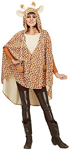 buttinette Giraffen-Poncho, unisex