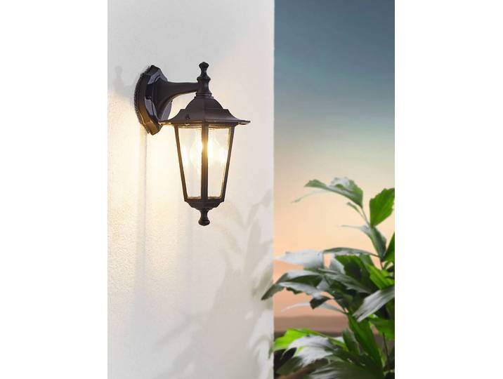 Applique murale Laterna - Type A 17 x 35 x 21cm Noir/Noir