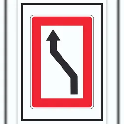 HB-Druck Wechsel auf die Fahrwasserseite Backbordseite  Symbol A2 (420x594mm)